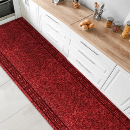 Floordirekt Primaverum Needle Felt Kitchen Runner Mat Non Slip Gel Back Cushioned Hallway Indoor Red 66 X 150 Cm - thumbnail 2