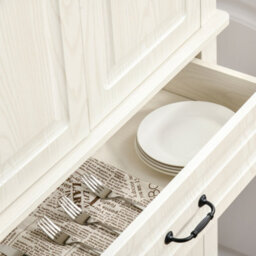 HOMCOM Tall Freestanding Kitchen Pantry Cupboard With Drawer, White - thumbnail 8