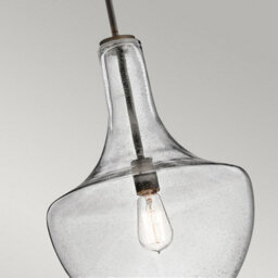 Luminosa Lighting Elstead Everly 1 Light Medium Dome Ceiling Pendant Light Bronze, E27 - thumbnail 3