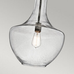 Luminosa Lighting Elstead Everly 1 Light Medium Dome Ceiling Pendant Light Bronze, E27 - thumbnail 4