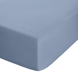 Catherine Lansfield Easy Iron Percale Combed Fitted Sheet 35Cm Depth Lansfield Blue - thumbnail 2