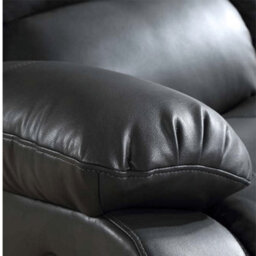 Furniture Instore Valencia Grey Leather Aire Manual Recliner 3+2 Seater Sofa Set - thumbnail 7