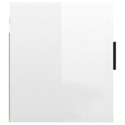 Berkfield Classic Wall Mounted Tv Cabinet High Gloss White 40X34,5X40 Cm - thumbnail 6