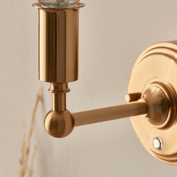 Loops Stylish Rechargeable Led Wall Light With Touch Dimming And Aged Brass Finish - thumbnail 7