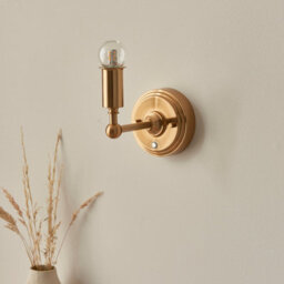 Loops Stylish Rechargeable Led Wall Light With Touch Dimming And Aged Brass Finish - thumbnail 4