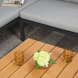 Rhea - Platform Corner Sofa - 4 Seater Garden Set With Table - thumbnail 6
