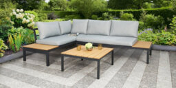Rhea - Platform Corner Sofa - 4 Seater Garden Set With Table - thumbnail 4