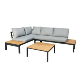 Rhea - Platform Corner Sofa - 4 Seater Garden Set With Table - thumbnail 2