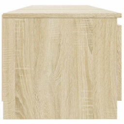 Walplus Tv Cabinet With Led Lights Sonoma Oak 140X40X35.5 Cm - thumbnail 6