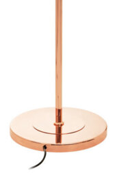 Orsina Copper Finish Floor Standing Lamp, Arched Three Light Floor Lamp, Sturdy Metal Frame With Dome Shades - thumbnail 2