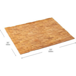 Bamboo Non-Slip Bathmat Waterproof - thumbnail 2
