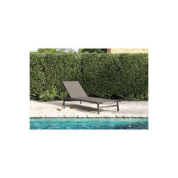 Out & Out Original Havana Outdoor Modern Sun Lounger Sun Bed Beech Bed - thumbnail 1