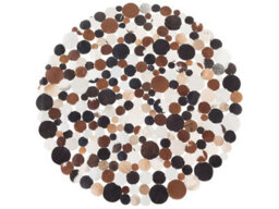 Beliani Rug Sorgun Golden Brown 140 Cm Leather - thumbnail 2
