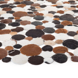 Beliani Rug Sorgun Golden Brown 140 Cm Leather - thumbnail 6