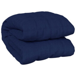 Walplus Weighted Blanket Blue 137X200 Cm Single 6 Kg Fabric - thumbnail 2