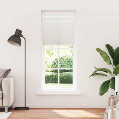 Walplus White Plisse Blind 90X200Cm Pleated Window Shade - image 1