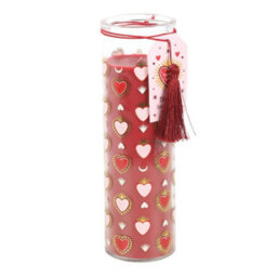 Something Different Black Fig Sacred Heart Tube Candle Red/transparent (One Size) - thumbnail 1