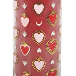 Something Different Black Fig Sacred Heart Tube Candle Red/transparent (One Size) - thumbnail 3