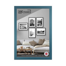 "AK Frames Sleek 14X11"" Navy Blue Thin Modern Picture Frame - Slim And Design For Posters, Prints And Photos - Elegant Wall Frame Decor" - thumbnail 1