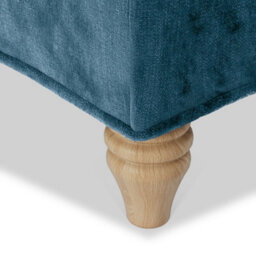 Alfie Navy Blue Armchair For Living Room - Fully Assembled By Roseland Furniture - thumbnail 6