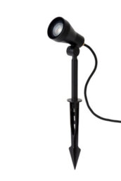 Lucide Spike Modern Spike Garden Spotlight Outdoor - Led Dim. - Gu10 - 1X5W 3000K - Ip54 - Black - thumbnail 3