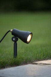 Lucide Spike Modern Spike Garden Spotlight Outdoor - Led Dim. - Gu10 - 1X5W 3000K - Ip54 - Black - thumbnail 4