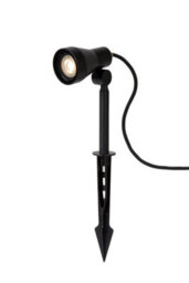 Lucide Spike Modern Spike Garden Spotlight Outdoor - Led Dim. - Gu10 - 1X5W 3000K - Ip54 - Black - thumbnail 5