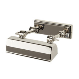 Luminosa Lighting Elstead Chawton 1 Light Small Picture Wall Light Polished Nickel, E14 - thumbnail 1