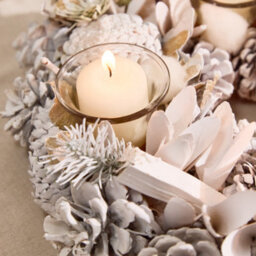 Dibor Wild Wonderland Xmas Table Decoration Centrepiece Christmas Christmas Décor Candle Holders - thumbnail 3