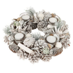 Dibor Wild Wonderland Xmas Table Decoration Centrepiece Christmas Christmas Décor Candle Holders - thumbnail 2