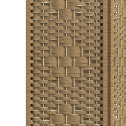 Homcom 4 Panel Folding Room Divider, Freestanding Privacy Screen, Natural - thumbnail 8