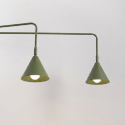 Sollux Lighting Nox Steel Olive Green 2 Lights Modern Wall Lamps - thumbnail 4
