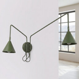 Sollux Lighting Nox Steel Olive Green 2 Lights Modern Wall Lamps - thumbnail 2