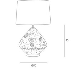 DAR Evora Table Lamp Volcanic Gold Base Only - thumbnail 3
