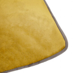 furn. Furn Meridian Velvet Feather Filled Cushion, Moss/charcoal, 45 X 45Cm - thumbnail 3