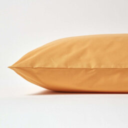Homescapes Mustard Yellow Egyptian Cotton Housewife Pillowcase 200 Tc, King Size - thumbnail 2
