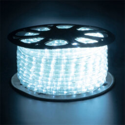 Netagon Outdoor Festive Static Led 90M Rope Lights Kit With Wiring Accessories- Ice White - thumbnail 2