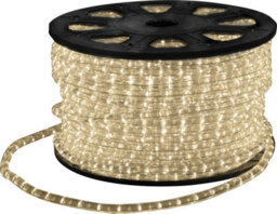 Netagon Outdoor Festive Static Led 90M Rope Lights Kit With Wiring Accessories- Ice White - thumbnail 3