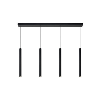 Lucide Lorenz Modern Bar Pendant Light - Led Dim. - 4X4W 3000K - Black - image 1