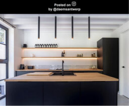 Lucide Lorenz Modern Bar Pendant Light - Led Dim. - 4X4W 3000K - Black - thumbnail 9