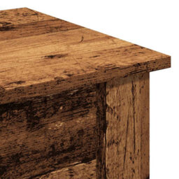 Berkfield Coffee Table Old Wood 40X40X42 Cm Engineered Wood - thumbnail 7