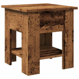 Berkfield Coffee Table Old Wood 40X40X42 Cm Engineered Wood - thumbnail 6