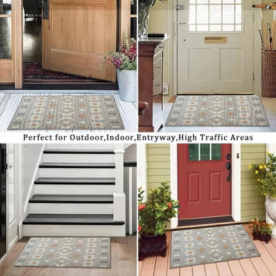 Ameha Small Rug For Indoor Bedroom Tribal Pattern Printed Area Rugs Premium Quality Soft Touch Floor Mats (40X60Cm, Nova) - image 1