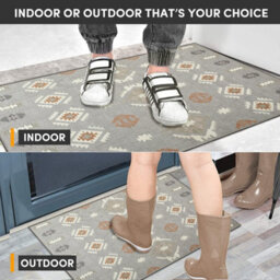 Ameha Small Rug For Indoor Bedroom Tribal Pattern Printed Area Rugs Premium Quality Soft Touch Floor Mats (40X60Cm, Nova) - thumbnail 4