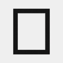 Ak Frames 10X8 Black Picture Mounts To Fit 8X6 Aperture Size - Mount Board Only (No Frame Included) - thumbnail 1