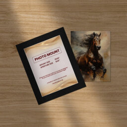 Ak Frames 10X8 Black Picture Mounts To Fit 8X6 Aperture Size - Mount Board Only (No Frame Included) - thumbnail 5