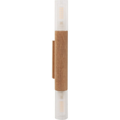 Luminosa Lighting Luminosa Madera Up & Down Wall Lamp, Wood, 2X G9