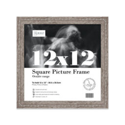 12X12 Walnut Ornate Picture Frame (30.5 X 30.5Cm) Poster, Photo, Artwork, Gallery Wall Or Print - thumbnail 1