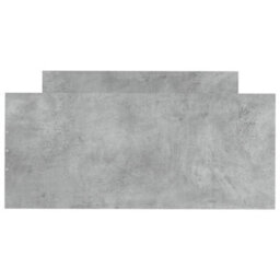 Berkfield Bed Frame Concrete Grey 90X200 Cm Engineered Wood - thumbnail 4