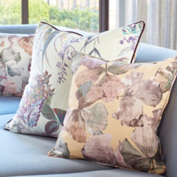 Prestigious Textiles Hanalei Floral Cotton Piped Cushion Cover - thumbnail 4